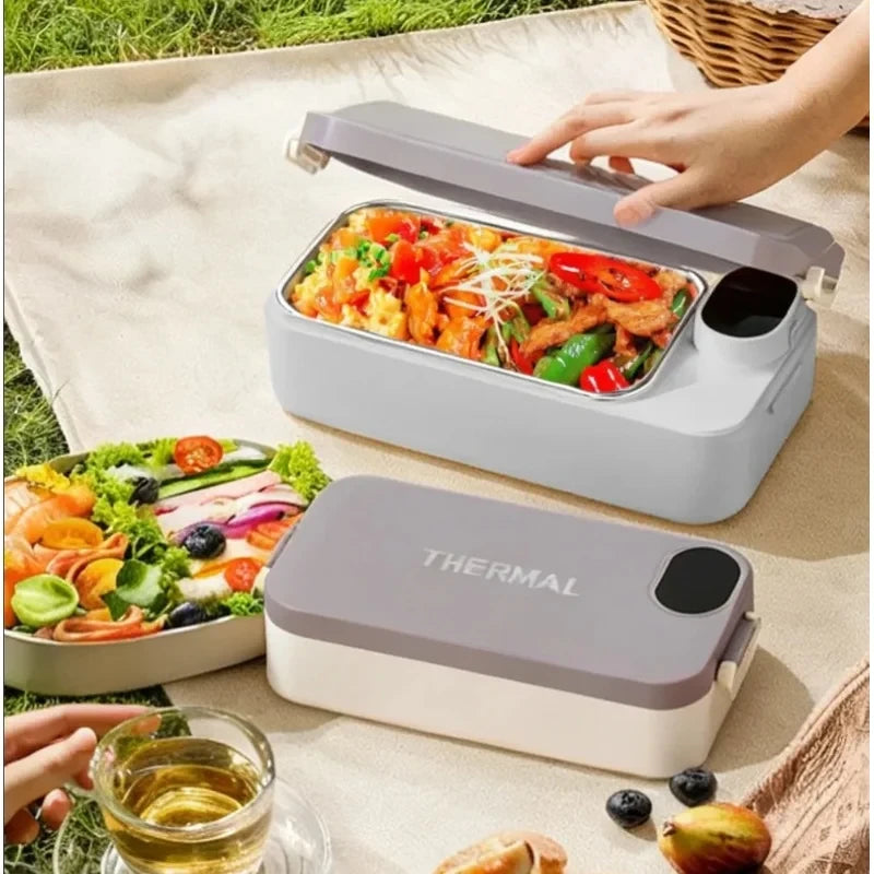 Portapranzo Elettrico Riscaldabile in Acciaio Inox